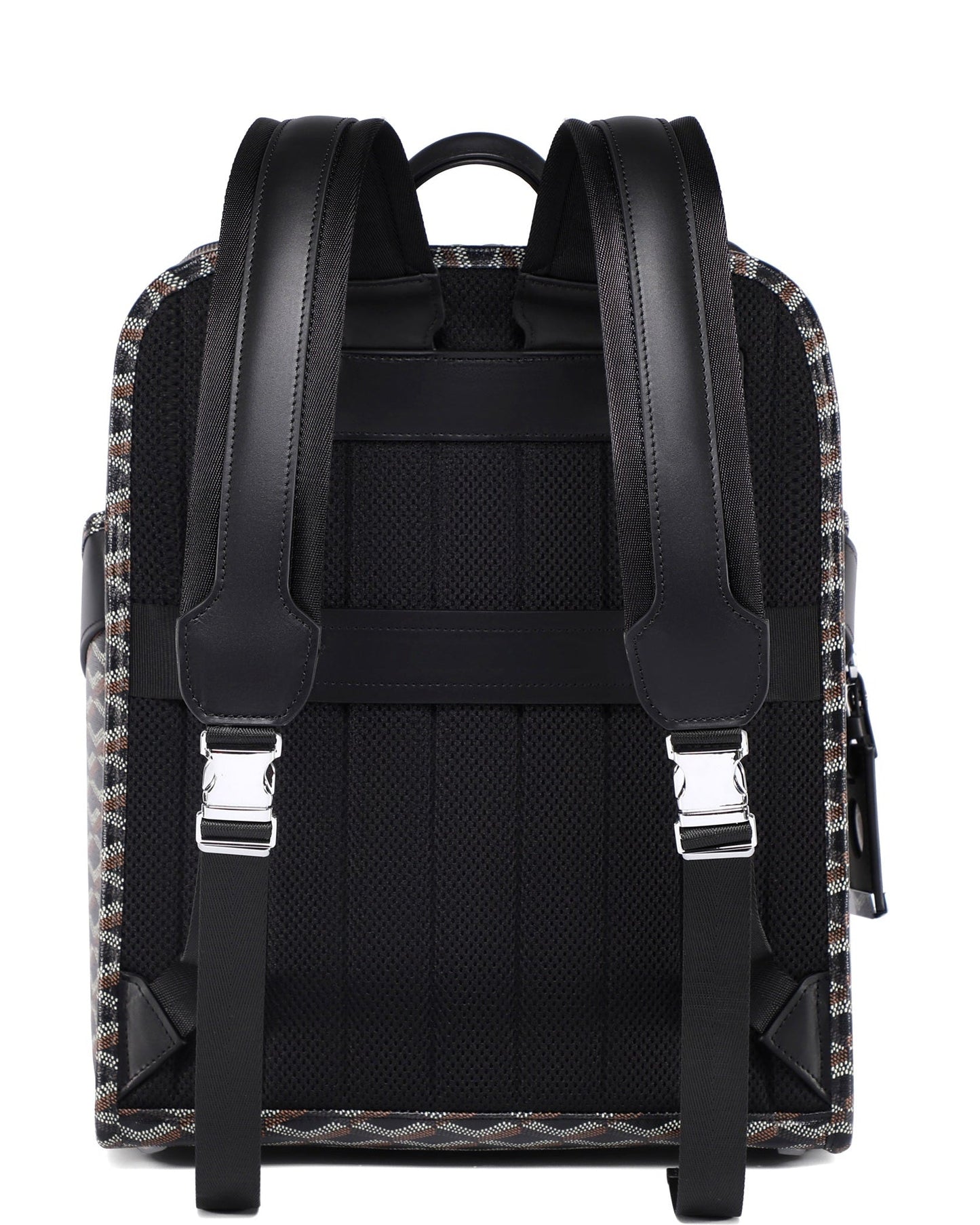 Sean Haygins Geometric Backpack (Black and Brown)