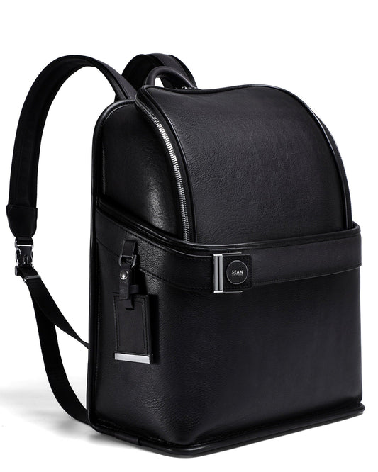 Sean Haygins Leather Backpack (Black)