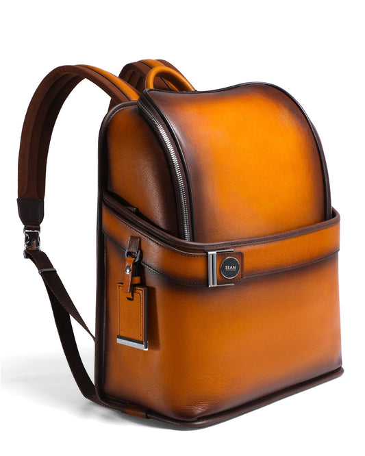 Sean Haygins Leather Backpack (Bronze)