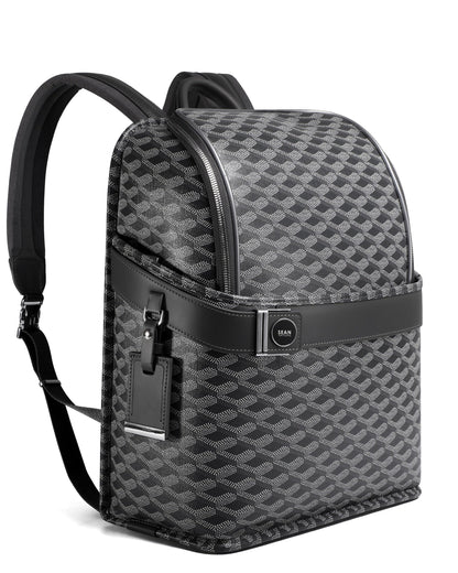 Sean Haygins Geometric Backpack (Black and Gray)