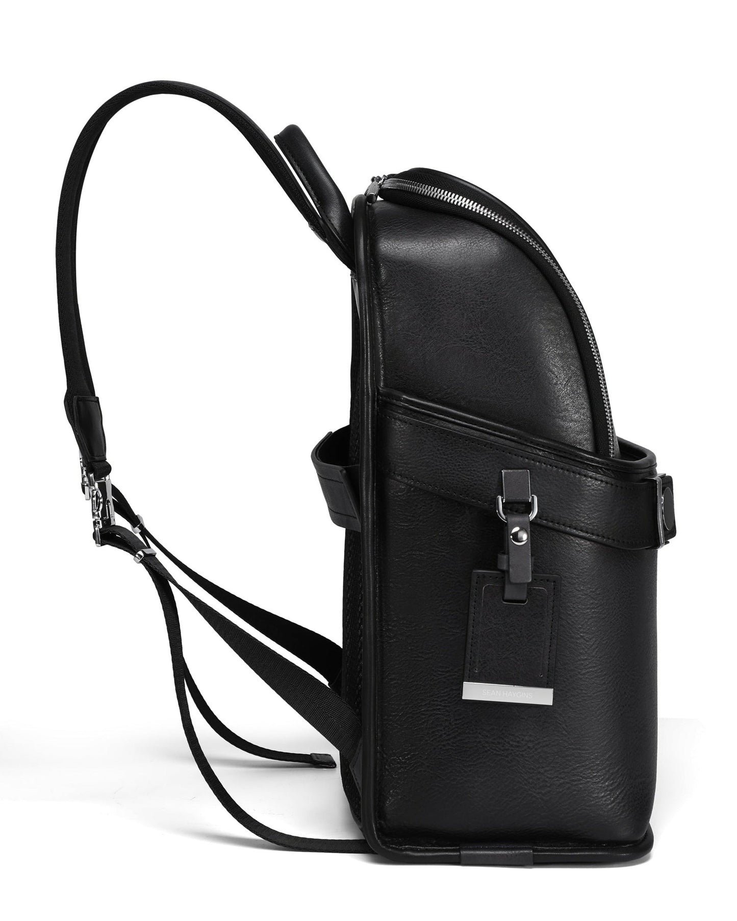 Sean Haygins Leather Backpack (Black)