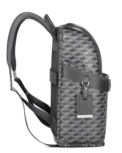 Sean Haygins Geometric Backpack (Black and Gray)