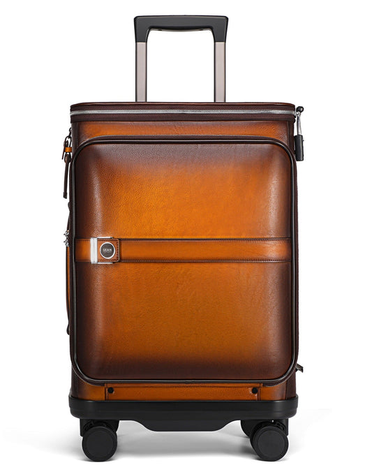 Sean Haygins 22" Leather Luggage Box (Bronze)