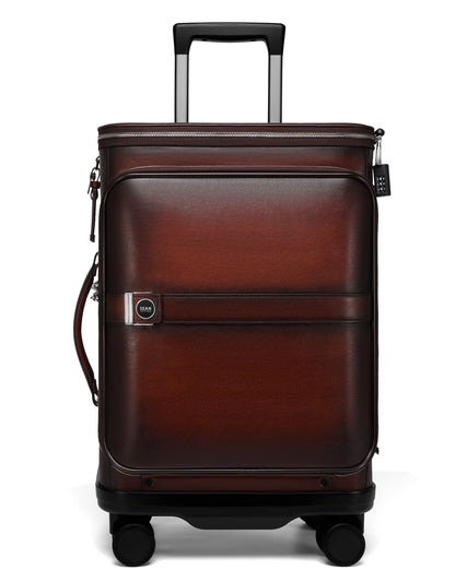 Sean Haygins 22" Leather Luggage Box (Brown)