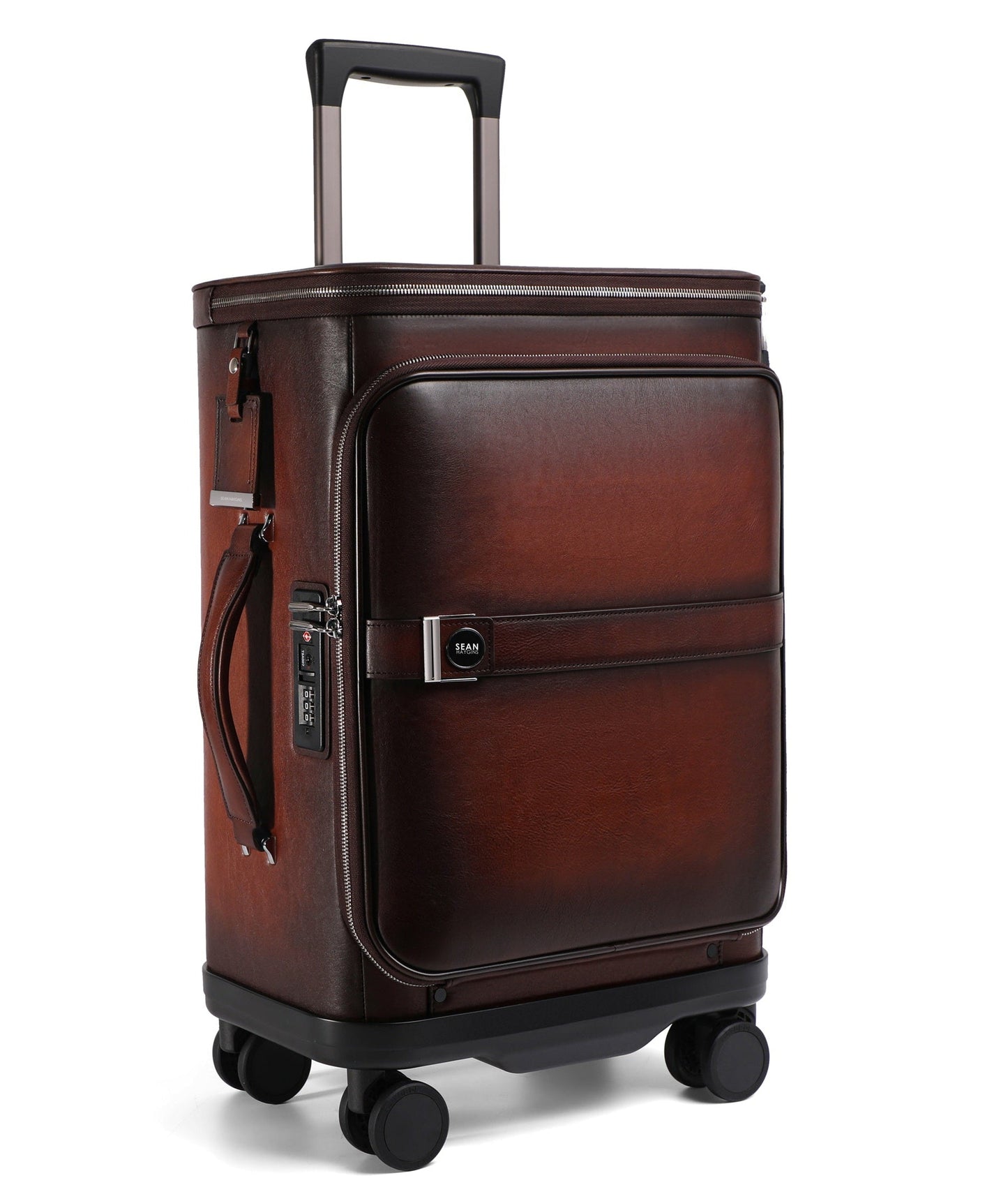 Sean Haygins 22" Leather Luggage Box (Brown)