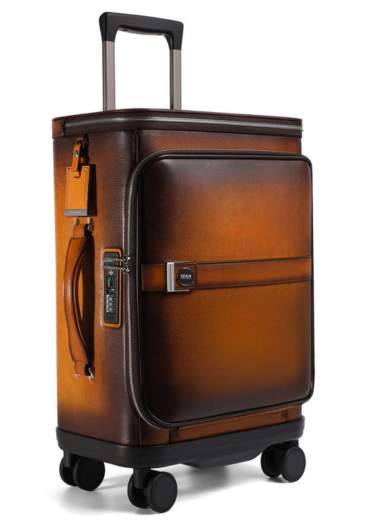 Sean Haygins 22" Leather Luggage Box (Bronze)