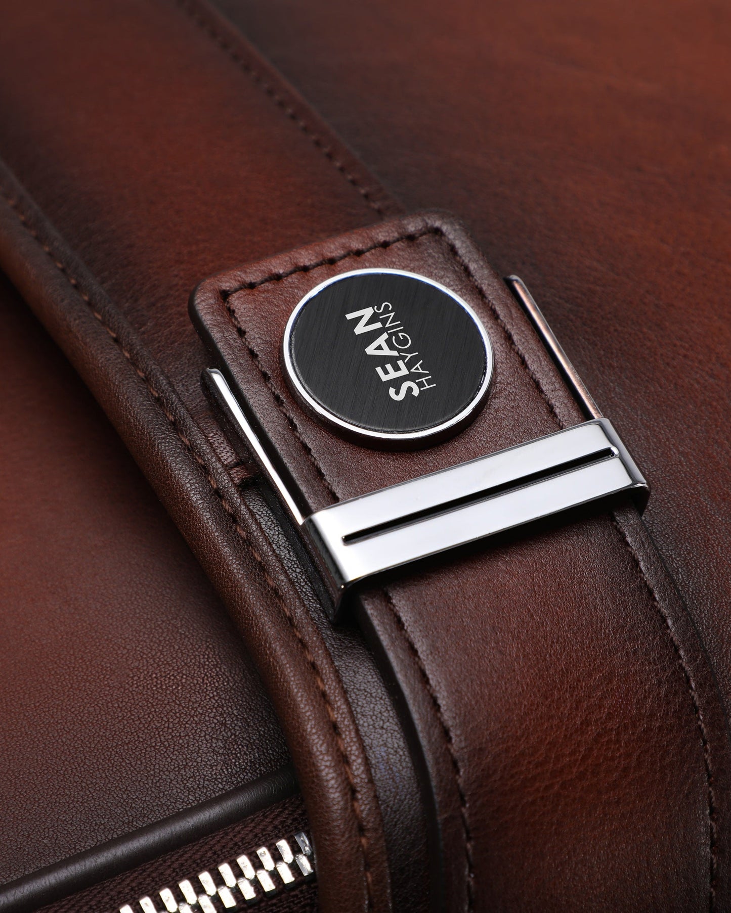 Sean Haygins Leather Backpack (Brown)