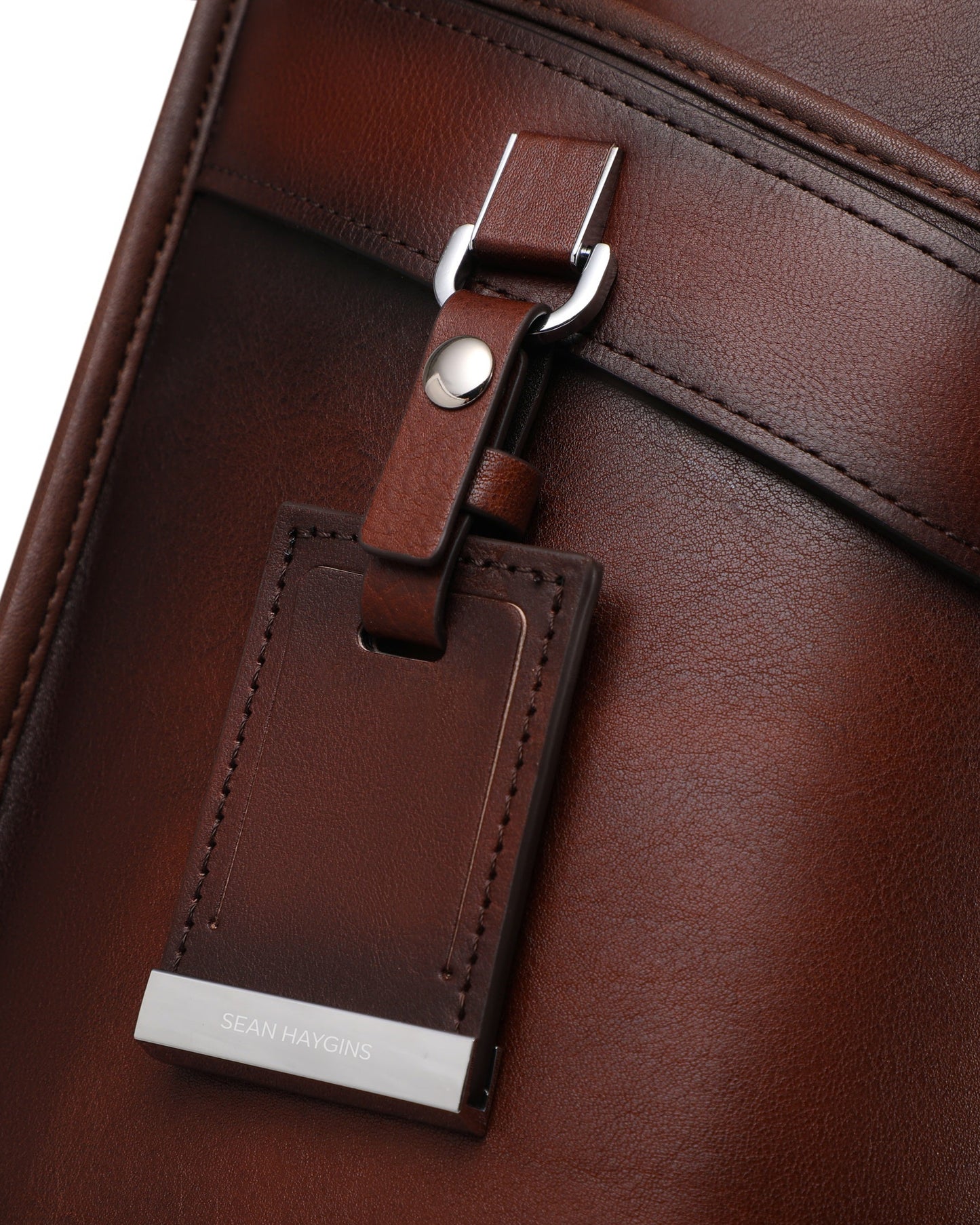 Sean Haygins Leather Backpack (Brown)