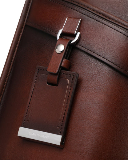 Sean Haygins Leather Backpack (Brown)