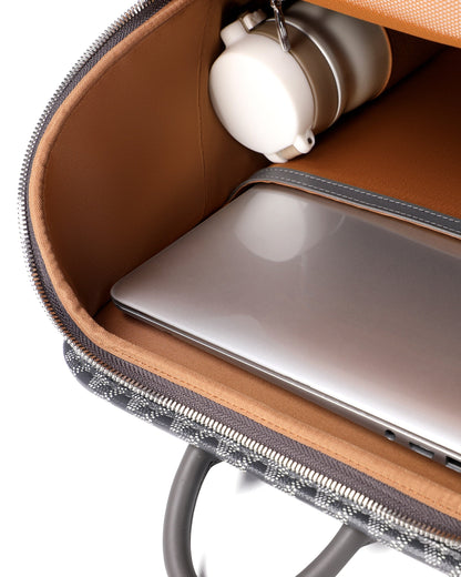 Sean Haygins Geometric Backpack (Black and Gray)