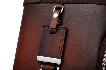 Sean Haygins 22" Leather Luggage Box (Brown)