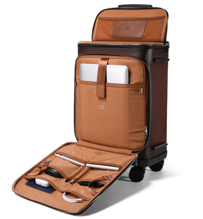 Sean Haygins 22" Leather Luggage Box (Brown)