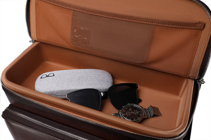 Sean Haygins 22" Leather Luggage Box (Brown)