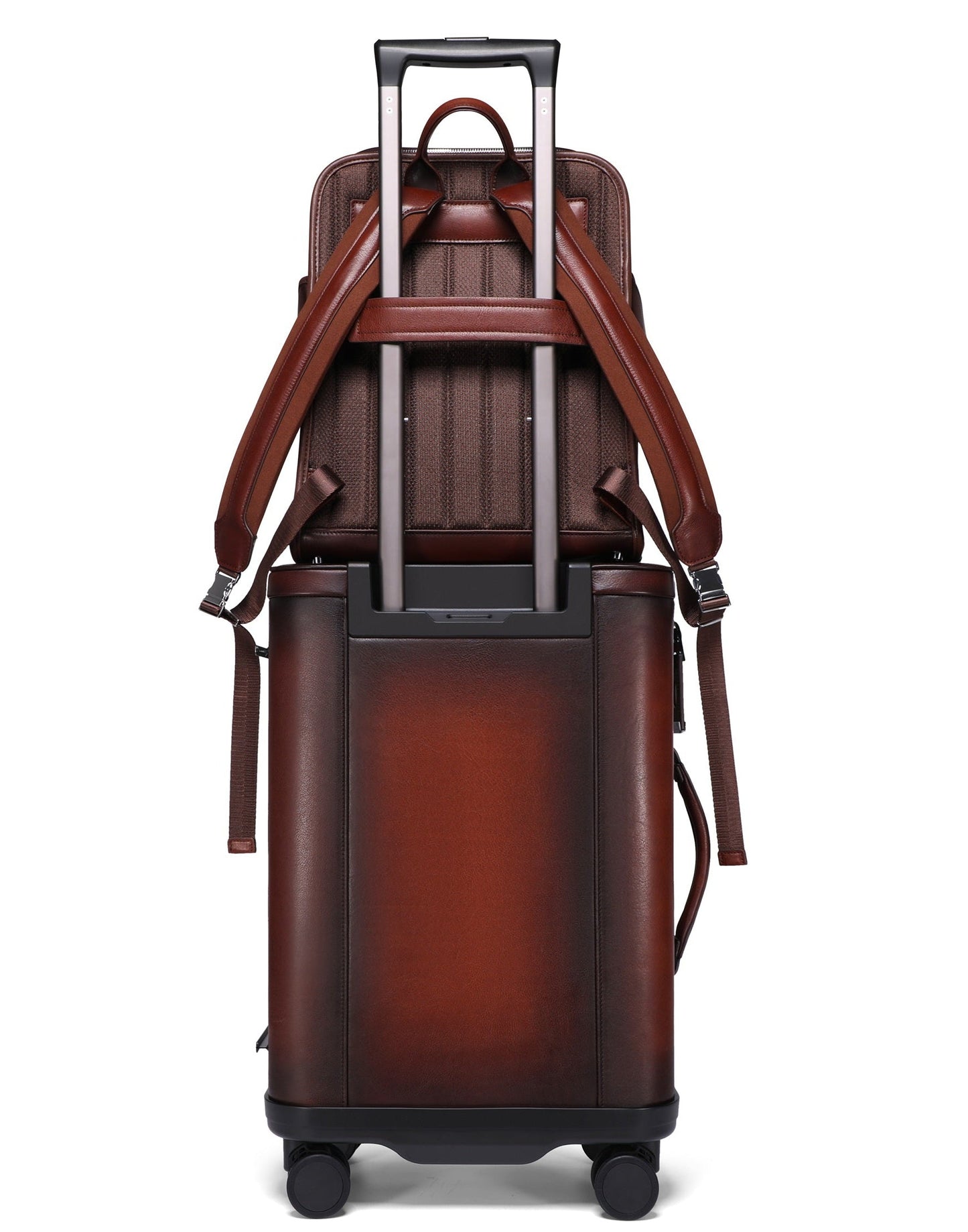 Sean Haygins 22" Leather Luggage Box (Brown)